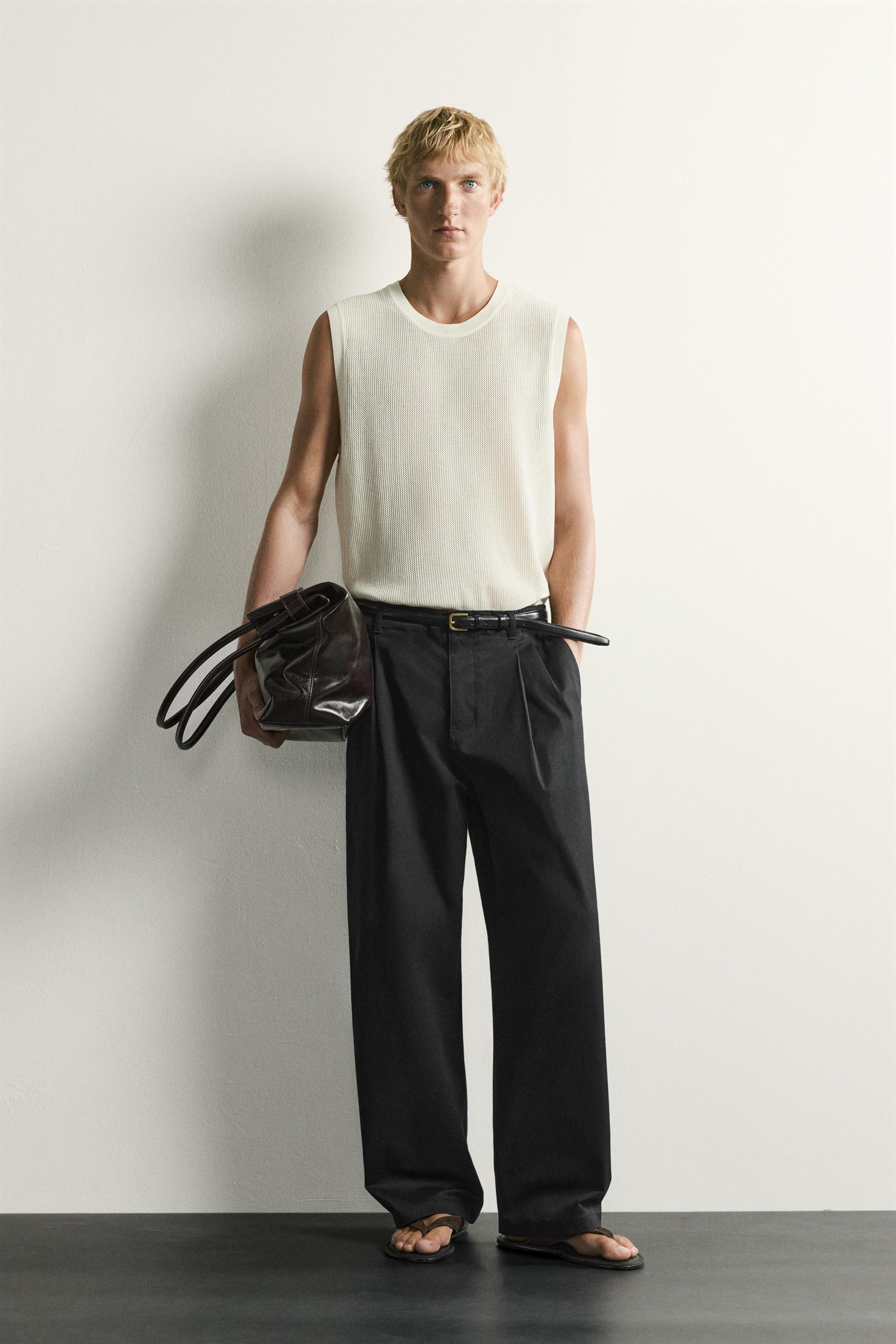 TEXTURED KNIT TANK TOP
